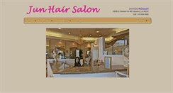 Desktop Screenshot of junhairsalon.com